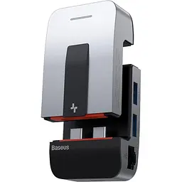 USB-Хаб Baseus Armor Age Type-C Bracket Multifunctional HUB Adapter Space Gray (CAHUB-AJ0G) - мініатюра 1