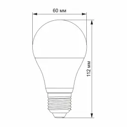 Лампочка Videx LED A60h 8.8W E27 4100K (VL-A60h-88274) - мініатюра 2