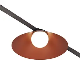 Трековий світильник LED Levistella 78012-BL06 ORG, 12W, 4000K, терракотовий, для текстильної трекової системи - мініатюра 2