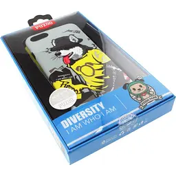 Чохол-накладка PUZOO TPU Glossy Surface IMD Hip Hop iPhone 7/8/SE 2020 RAP Alaskan Grey - мініатюра 2