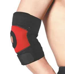 Налокітник Power System PS-6011 Neo Eibow Support Black/Red (1 шт) L (PS-6011_L_Black-Red) - мініатюра 2