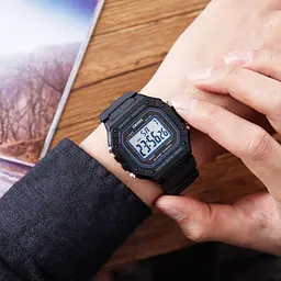 Наручний годинник Skmei 1496 Black White, 1496BKWT (17144) - мініатюра 3
