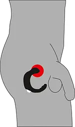 Стимулятор простати Rebel Prostate Stimulator, 26 см чорний - мініатюра 8