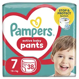 Підгузки Pampers трусики Pants Giant Plus Розмір 7 (15+ кг) 38 шт. (8006540069387)
