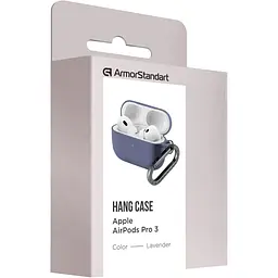 Чохол ArmorStandart Hang Case для Apple AirPods Pro 3 Lavender (ARM88274) [149496] - мініатюра 3
