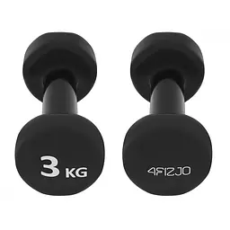 Гантелі вінілові 4FIZJO 2 x 3 кг 4FJ0194 (P-5907739311986) - мініатюра 3
