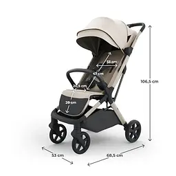 Прогулянкова коляска Kinderkraft Nubi 3 Sand Beige (KSNUBI03BEG0000) - мініатюра 10