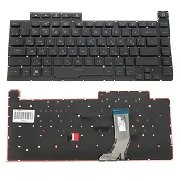 Клавіатура для ноутбука ASUS (G531 series) rus чорний без фрейма підсвічування клавіш (RGB Per-Key)
