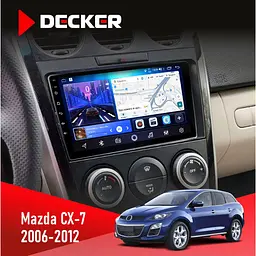 Штатна магнітола Mazda CX-7 2006-2012 Decker D9-006 4x64, 4G Decker (НФ-00003692)