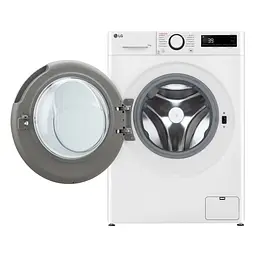 LG Пральна машина фронтальна, 11кг, 1400, A, 57см, дисплей, пара, інвертор, білий - мініатюра 7