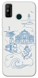 TPU чохол Demsky Southern pearl для TECNO Spark 6 Go
