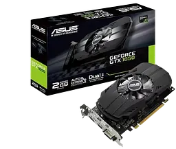 Відеокарта GeForce GTX 1050 2GB Asus Phoenix (PH-GTX1050-2G) Б/В - мініатюра 1