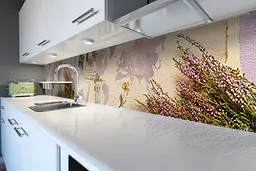 Кухонний фартух Карта світу вінілова наклейка ПВХ вантажу лаванда Бежевий 60х200 см Happy Pocket Z180757 - мініатюра 6