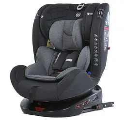 Автокрісло дитяче ME 1114 EVEREST Light Gray 0,1,2,3(до36кг) isofix, 360