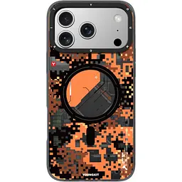 Чохол YoungKit Camouflage with Magnetic Ring для Apple iPhone 17 Pro Max Orange Camo [168252]