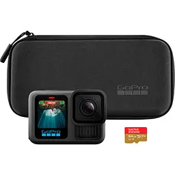 Екшн-камера GoPro HERO 13 Black + Enduro + 64GB SD Card + Box (CHDSB-131-RT) [129113] - мініатюра 1