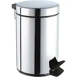Відро для сміття 40 літрів Zerix Plain MB0140 ZX4621, Хром