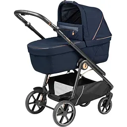 Коляска Peg-Perego Veloce Blue Shine SL 3 в 1 з підставкою до люльки синя - мініатюра 4