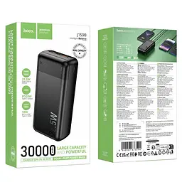 Портативний ЗП Power Bank Hoco J159B Essence 22.5W+PD20W 30000 mAh Black - мініатюра 2