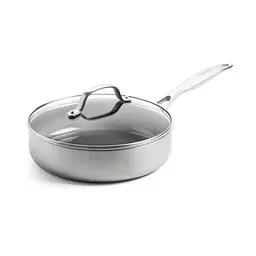 Сотейник з кришкою GreenPan Geneva 24 см 2,6 л з керамічним покриттям (CC004782-001)