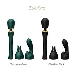 Вібромасажер з насадками Zalo - Kyro Wand Obsidian Black Zalo SO6651 97486 - мініатюра 6