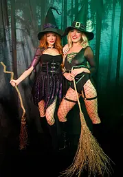 Костюм відьми Leg Avenue Mystical Witch S, сукня, капелюх - мініатюра 6