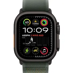 Смарт-годинник Apple Watch Ultra 2 49 mm Black Titanium Case with Green Trail Loop M/L [MYTJ3+MYQ43] [114889] - мініатюра 2