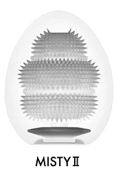 Мастурбатор яйце Tenga Egg Hard Boiled Misty II білий - мініатюра 4