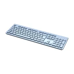 Клавіатура Canyon HKB-W01 Silent Wireless UA Blue (CNS-HKBW01BL) - мініатюра 2