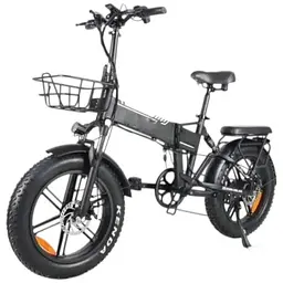 Електровелосипед Trigo фетбайк 20 дюймів 1200W 48V 24Ah чорний