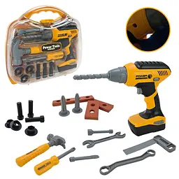 Ігровий набір інструментів Tool Series зі світловими ефектами в кейсі (T028)