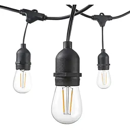Гірлянда LED Light Edison вулична з ретро лампами 15 шт. 220V 10 метрів з перехідником