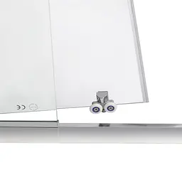 Душові двері в нішу Qtap Taurus CRM209-1.C6 90-100x185 см, скло Clear 6 мм, покриття CalcLess, універсальні, прозорий - мініатюра 7