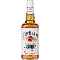 Уцінка. Віскі Jim Beam White Straight Bourbon 40% 0.5 л - мініатюра 1