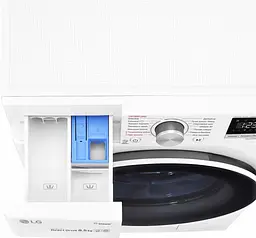 Пральна машина LG з фронтальним завантаженням F2V5GS0W, 8,5кг, 1200, A+++-30%, Пар, глибина 47см, Дисплей, Інвертор, Білий (F2V5GS0W) - мініатюра 11