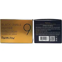 Крем для обличчя FarmStay Black Snail & Peptide 9 Perfect Cream 55 мл - мініатюра 4