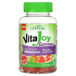 Мелатонін для Підтримки Сну VitaJoy® 10 мг - 60 жувальних цукерок