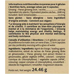 Червоний женьшень Nutriexpert 60 капсул - мініатюра 2