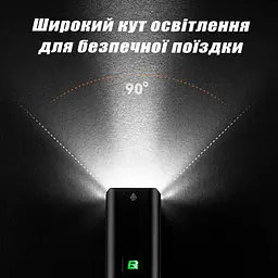 Велофара ROCKBROS RHL 1500 потужна акумуляторна 1500 LUM - мініатюра 7