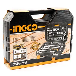 Набір торцевих головок з тріскачкою Ingco Industrial 1/2" 25 предметів (HKTS12251) - мініатюра 6