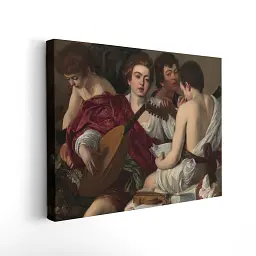 Інтер'єрна картина Музики (Концерт), Караваджо, Caravaggio, репродукція картини, 60×80 см (id7010) - мініатюра 2