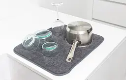 Килимок-сушарка для посуду Brabantia Dish Drying, 47х40х1 см, темно-сірий (117626) - мініатюра 3