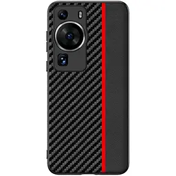 Чохол накладка Primolux CFC для Huawei P60 Pro Black&Red - мініатюра 2