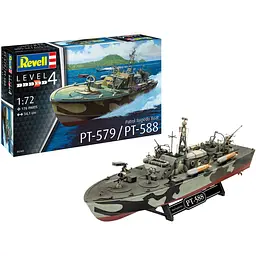 Збірна модель катера Revell Patrol Torpedo Boat PT-579 / PT-588 рівень 4 масштаб 1:72, 176 деталей (RVL-05165) - мініатюра 10