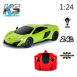 Автомобіль KS Drive на р/к Mclaren 675LT, 1:24, 2.4Ghz зелений (124GMGR) - мініатюра 6