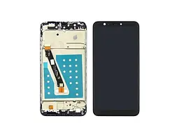 Дисплей для Huawei P Smart 2017 з чорним тачскрином і корпусною рамкою