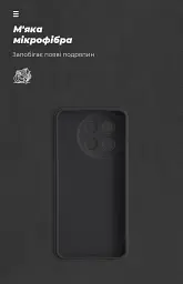 Чохол ArmorStandart ICON для Tecno Spark 30 Pro 4G (KL7) Camera cover Black - мініатюра 4