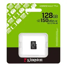 Карта пам'яті Kingston 128GB microSDXC class 10 UHS-I V10 A1 Canvas Select Plus (SDCS3/128GBSP) - мініатюра 3