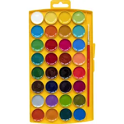 Фарби акварельні Школярик медові 32 кольори - мініатюра 2