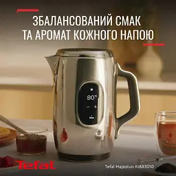 Електрочайник Tefal Majestuo нержавіюча сталь 1.5 л (KI883D10) - мініатюра 2